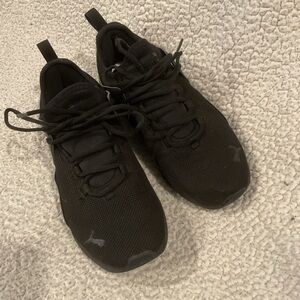 Puma Men's Black Mesh Sneakers